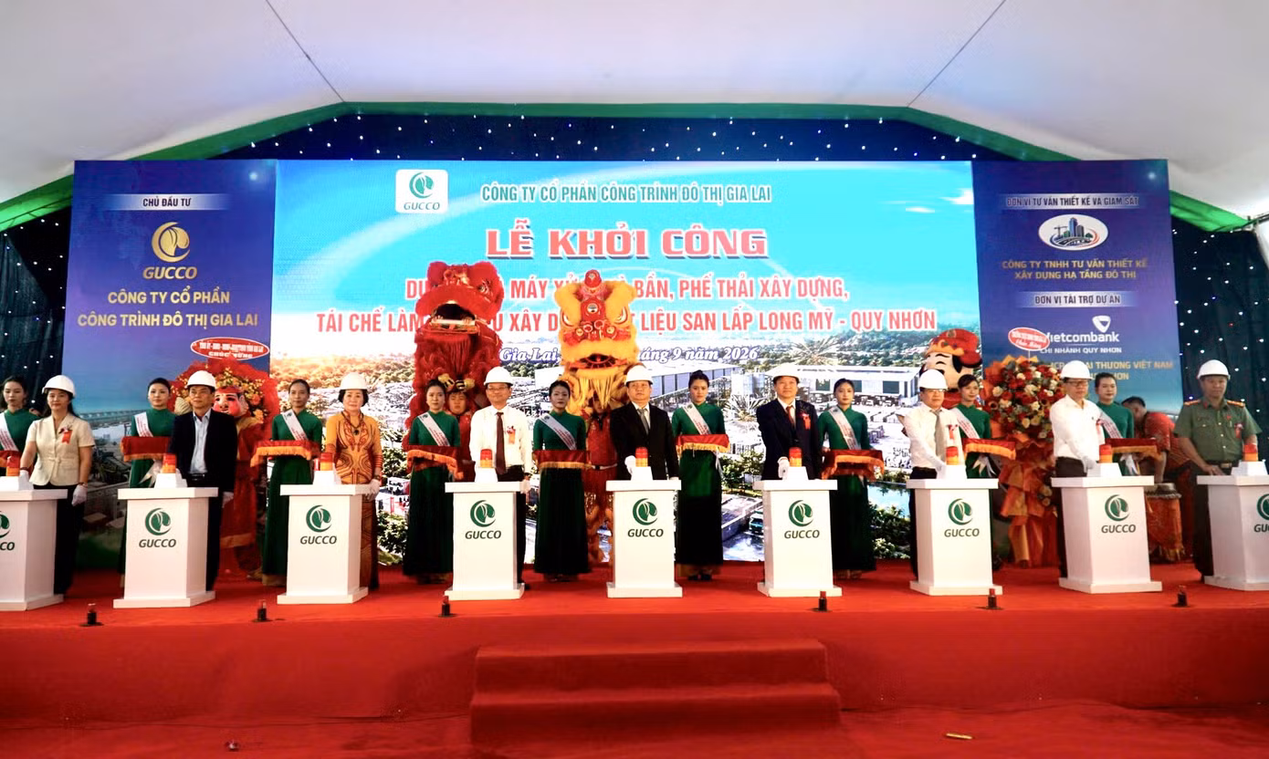 Nhà máy tái chế phế thải xây dựng 480 tấn/ngày ở Gia Lai: bước ngoặt cho xử lý xà bần bền vững