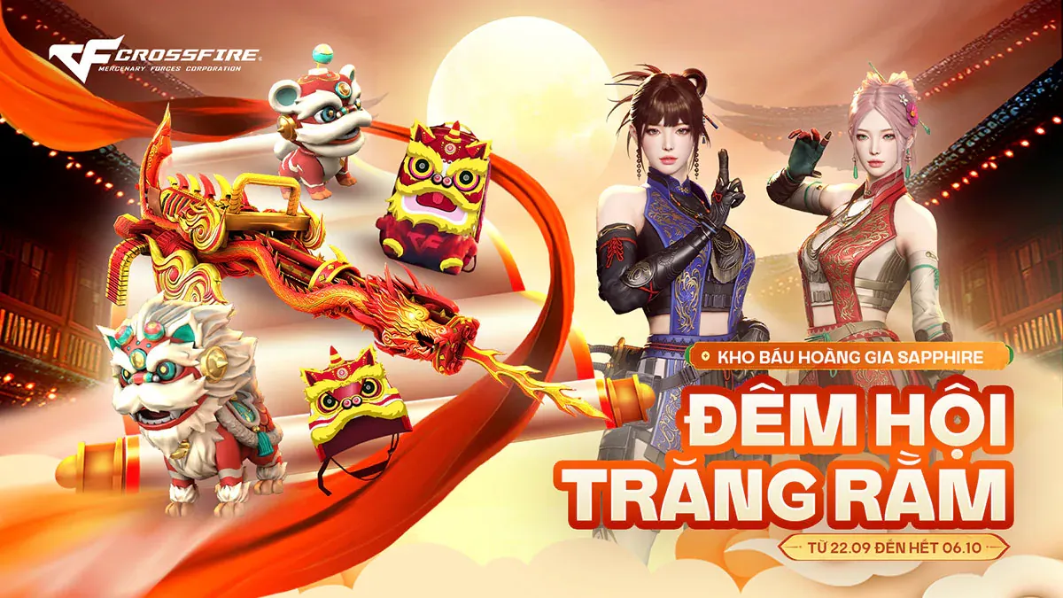 CrossFire Trung Thu: Kho Báu Hoàng Gia, Chế Độ eSports Và Rank Bùng Nổ