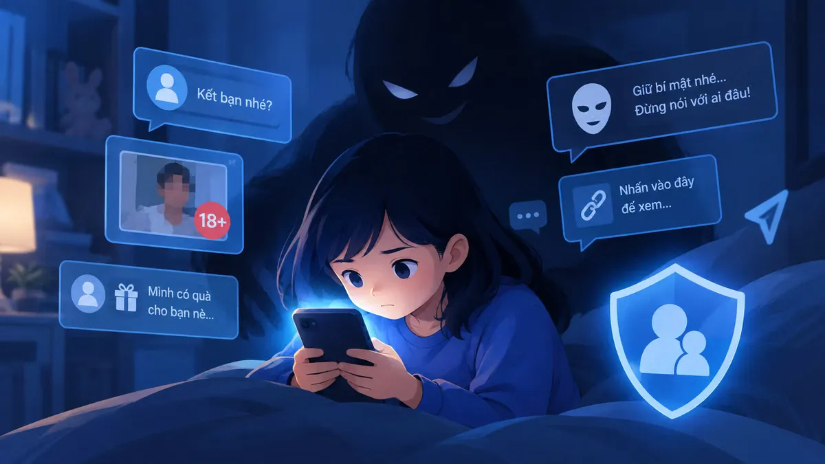 Từ phòng chat đến bẫy tình dục trực tuyến: Cha mẹ phải hành động sớm
