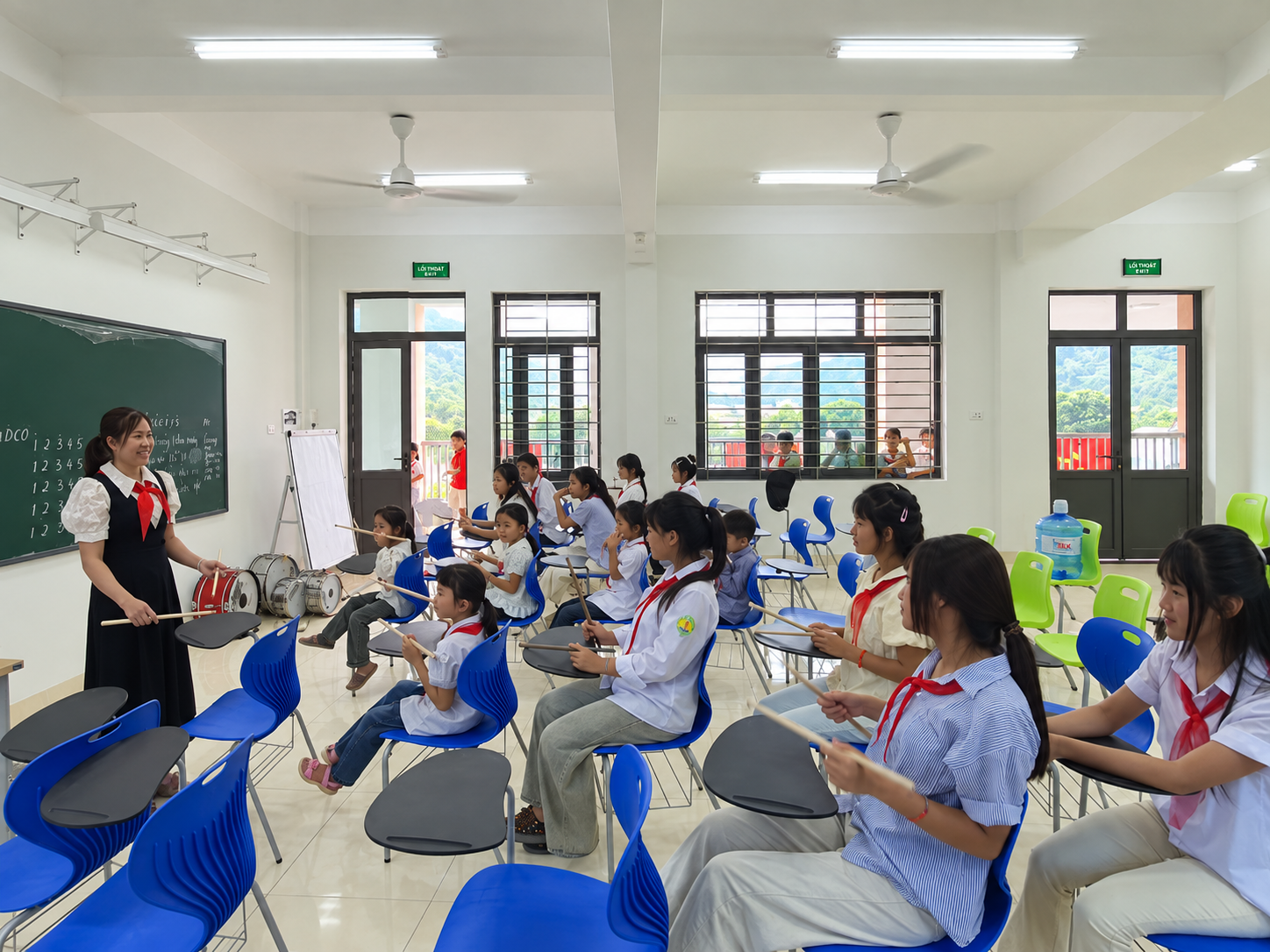 Từ vùng biên viễn đến lớp học hiện đại: bước ngoặt cho học sinh Phong Thổ