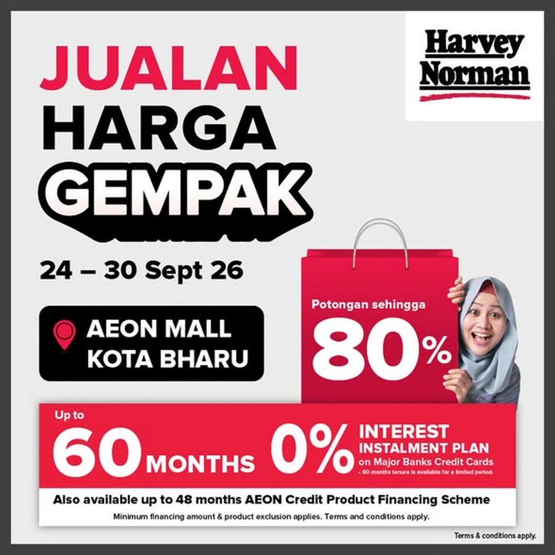Jualan Teknik September: Diskaun Hingga 80% untuk Laptop & Gadget