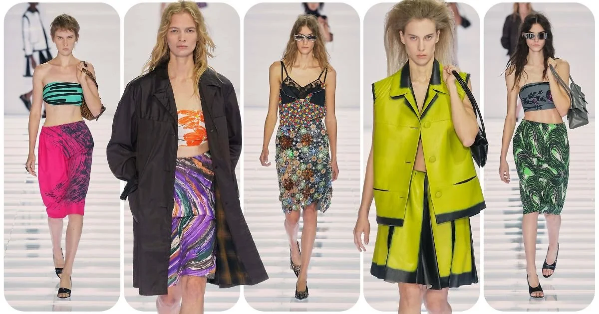 Prada Xuân Hè: Chân váy trở thành phòng thí nghiệm thiết kế