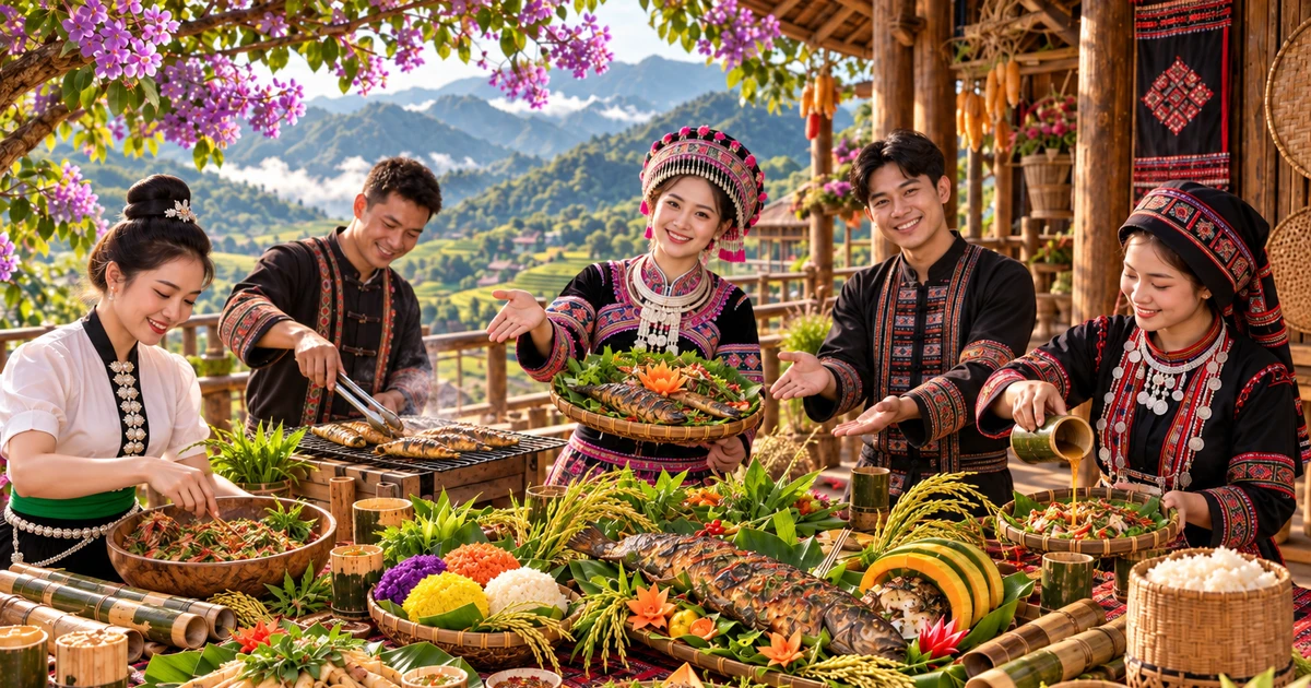 Lễ hội ẩm thực Điện Biên tháng 9: Hương vị cao nguyên cho người mê xê dịch tiết kiệm