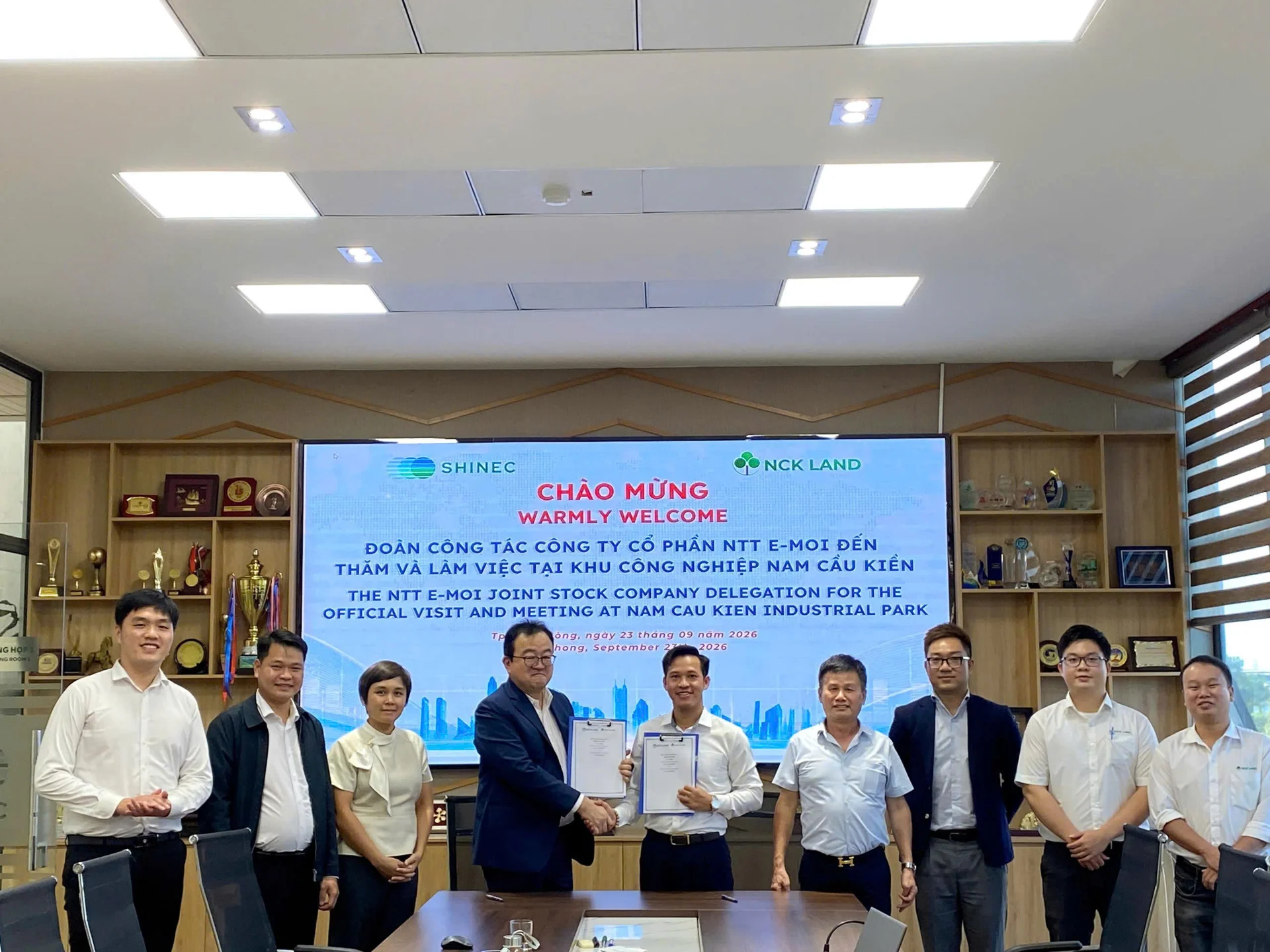 NCK Land và NTT e-MOI xây nền tảng dữ liệu cho Nam Cầu Kiền