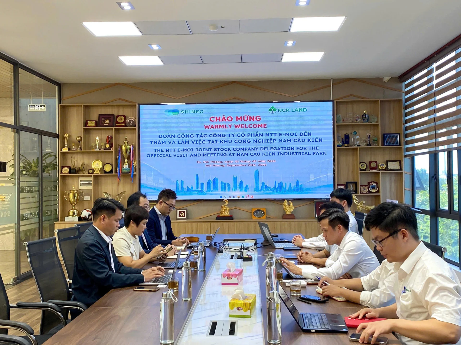 NCK Land và NTT e-MOI xây nền tảng dữ liệu cho Nam Cầu Kiền