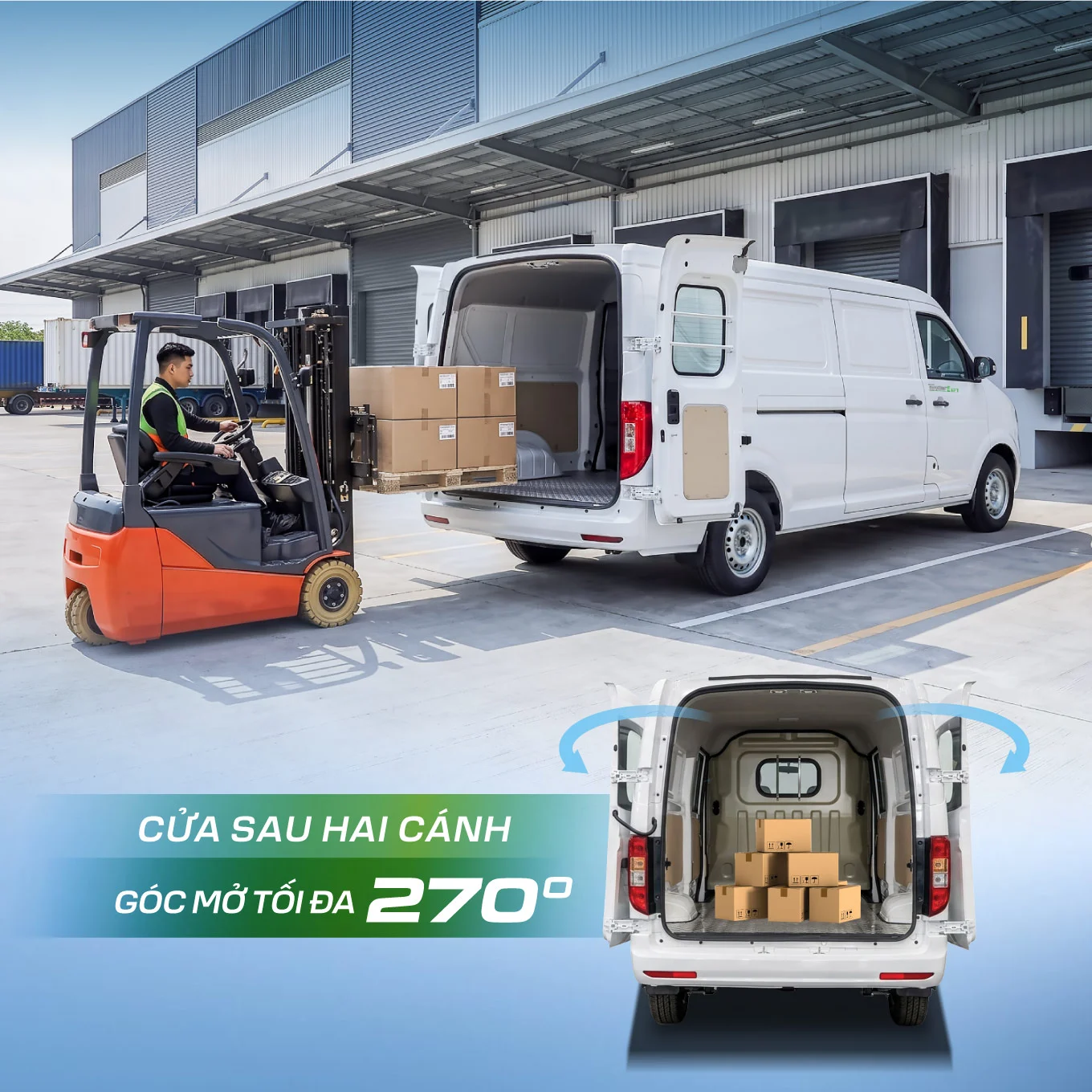 THACO TOWNER E: Lời tuyên bố tham vọng trong logistics đô thị