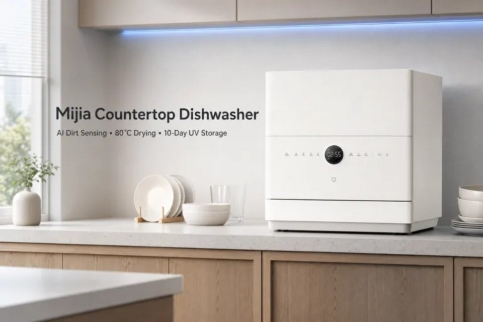 Máy rửa bát để bàn Xiaomi Mijia Smart: giải pháp AI cho bếp nhỏ