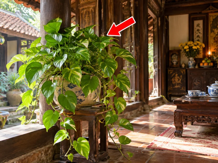 Vị trí đặt cây Trầu Bà trong nhà để cây khỏe và nhà hài hòa