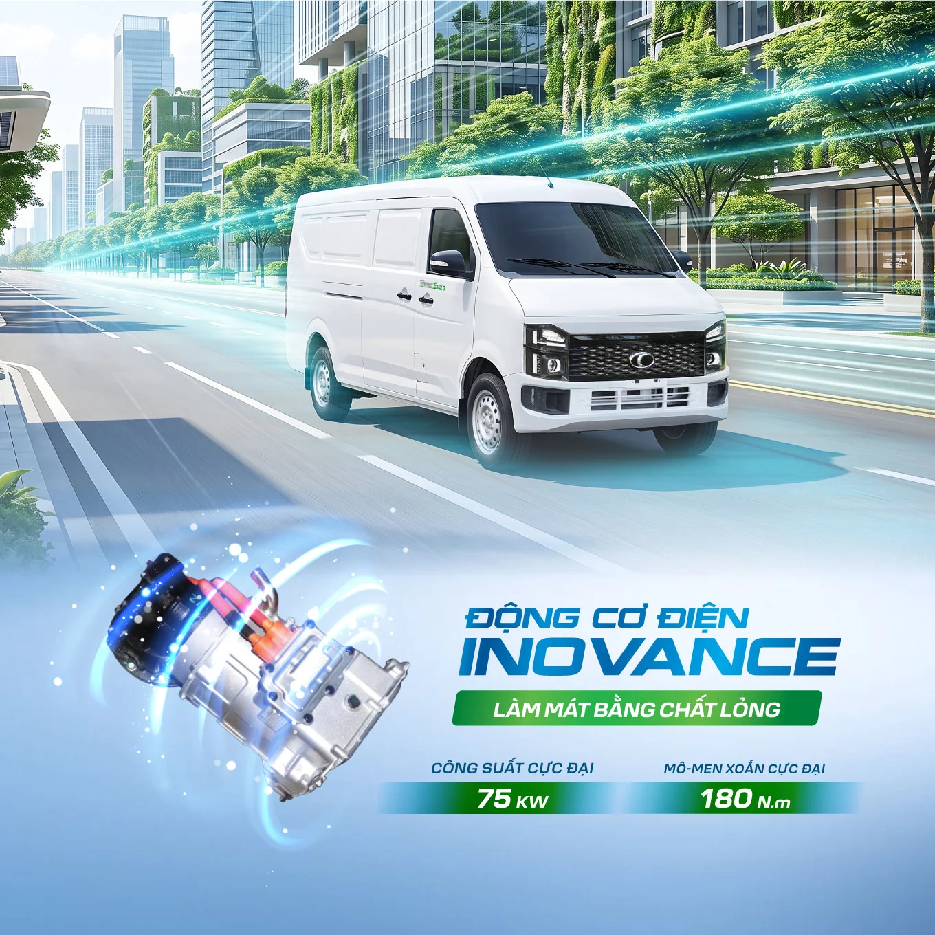 THACO TOWNER E: Lời tuyên bố tham vọng trong logistics đô thị