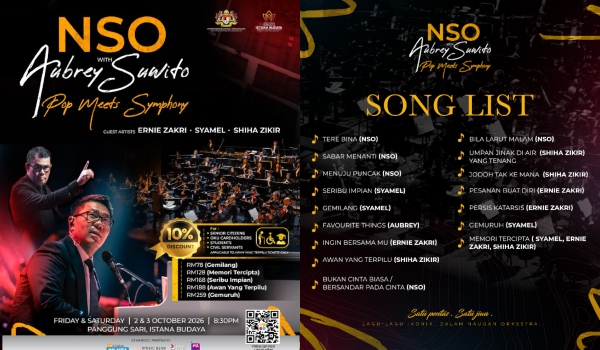 Komposer Tempatan Perpadukan Pop dan Simfoni di Panggung Konser