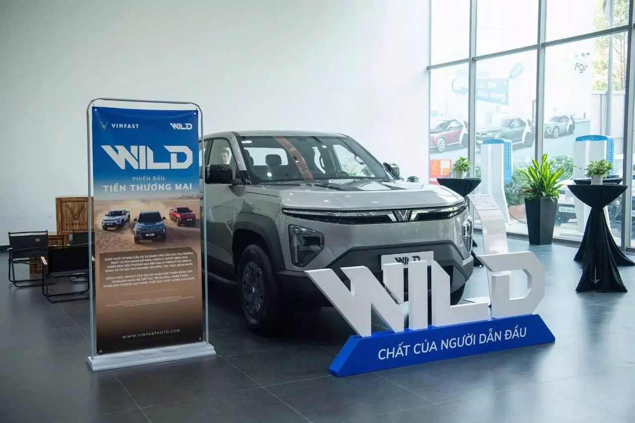 VinFast VF Wild REEV: bán tải điện hybrid giải bài toán phạm vi