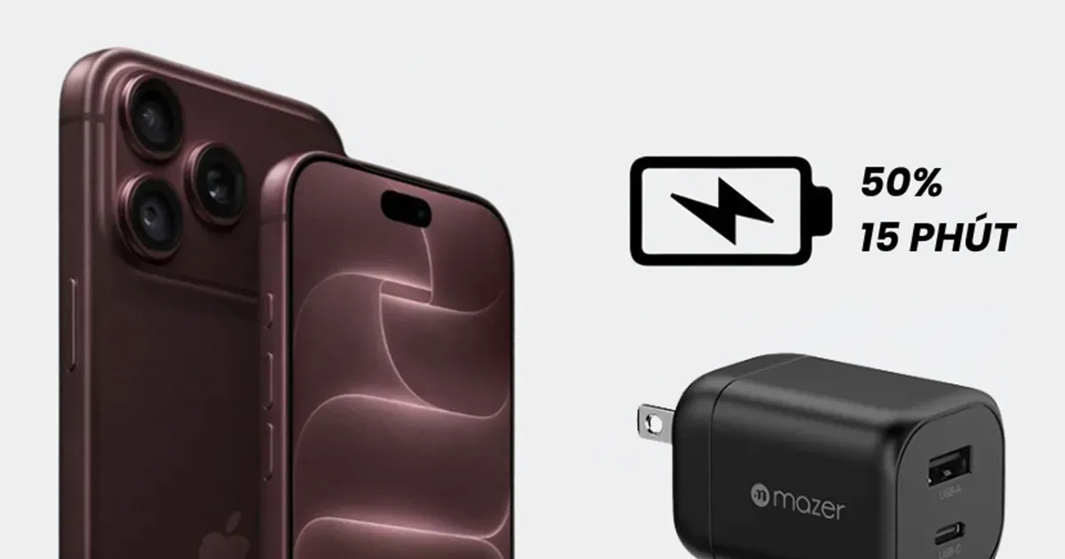 iPhone 18 Pro Max sạc 50% trong 15 phút nhưng mất 1 giờ để đầy: lý do công suất sạc giảm dần