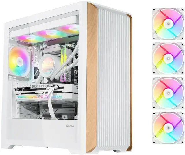 Vỏ Case ATX Giá Rẻ Với Quạt ARGB: Chọn SAMA Z60 Hay Hyte X50?