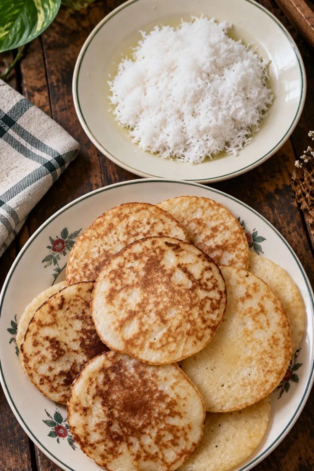 Dua Resepi Goreng Mudah: Apam Berongga & Peria Garing