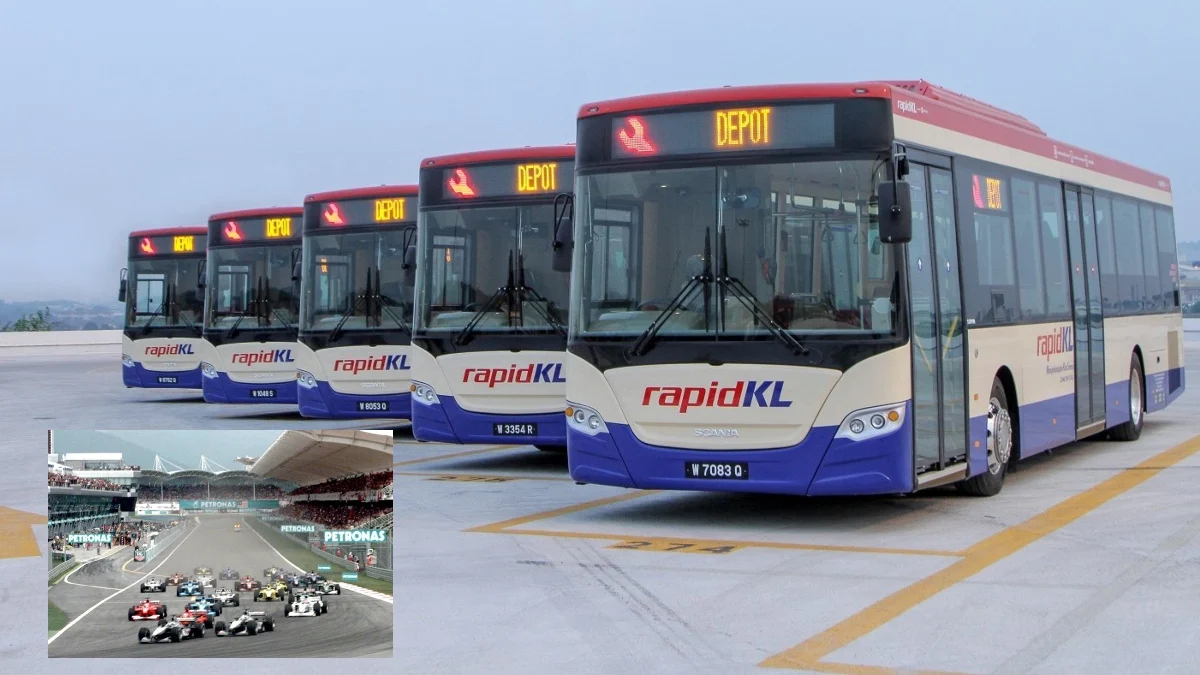 Panduan Lengkap 95 Bas Percuma Rapid KL Ke Litar Sepang