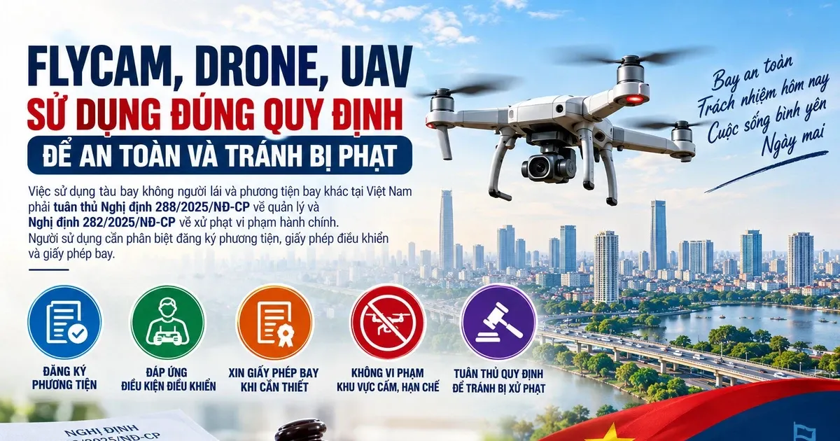 Hướng dẫn đăng ký drone và tránh các mức phạt nặng
