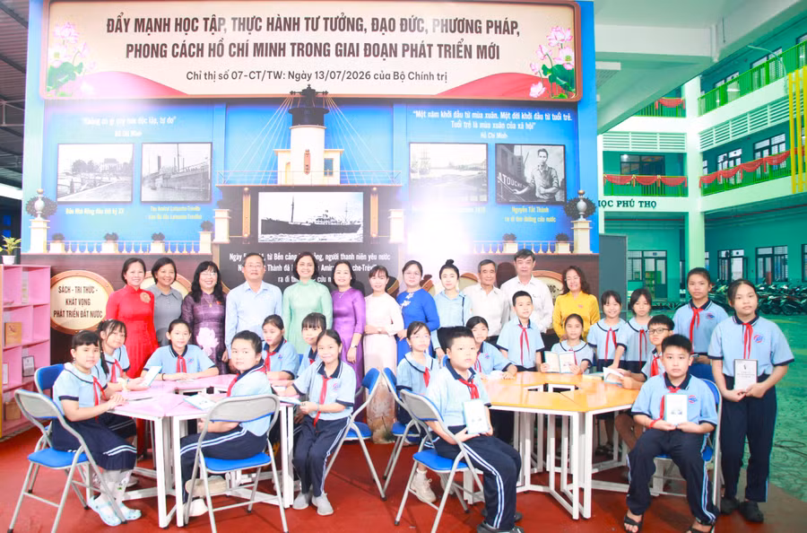 Không gian văn hóa Hồ Chí Minh: Khi lịch sử và công nghệ gặp nhau trong trường tiểu học