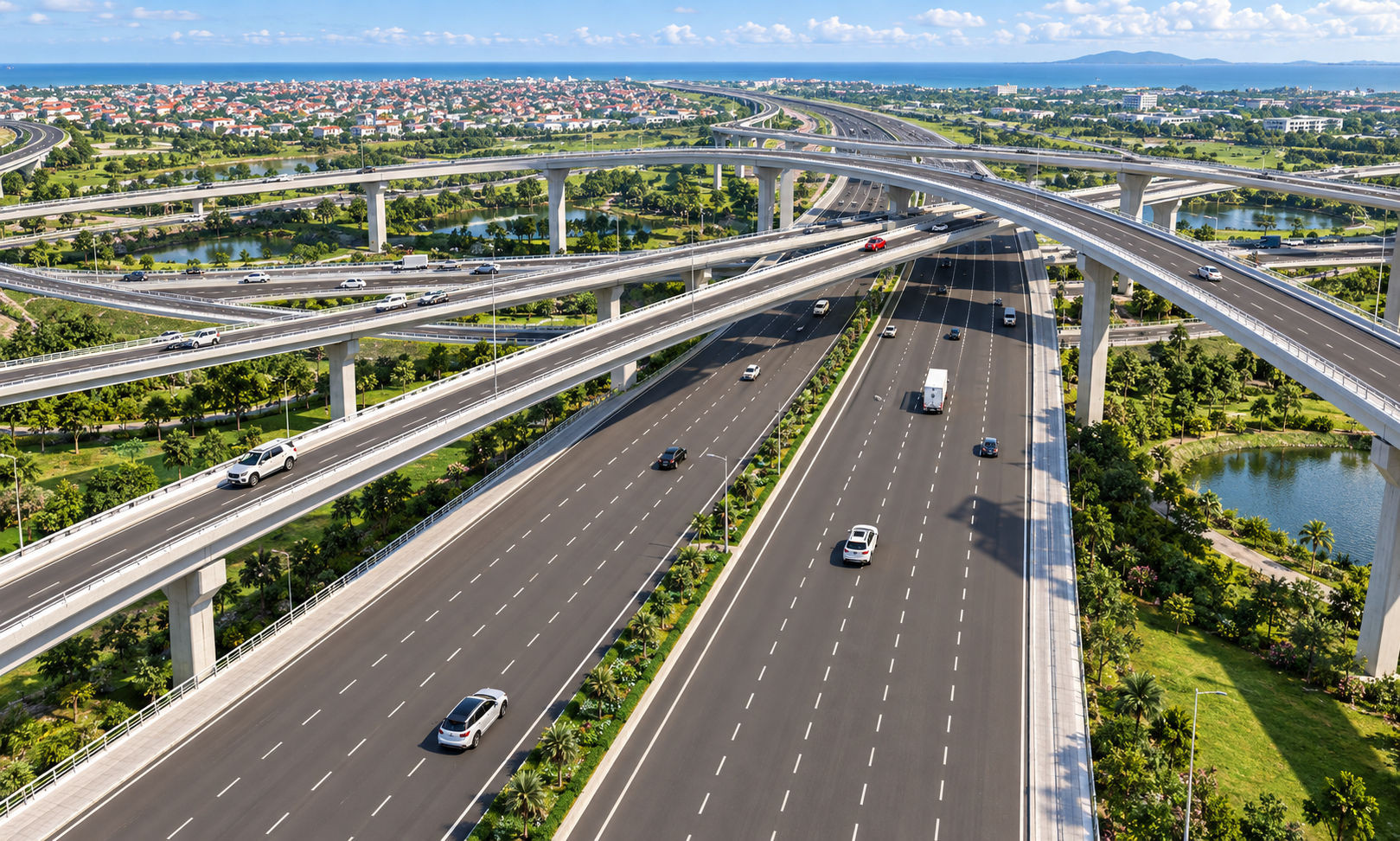 Tuyến đường 28km với 64 cây cầu: chiến lược kết nối siêu sân bay Gia Bình