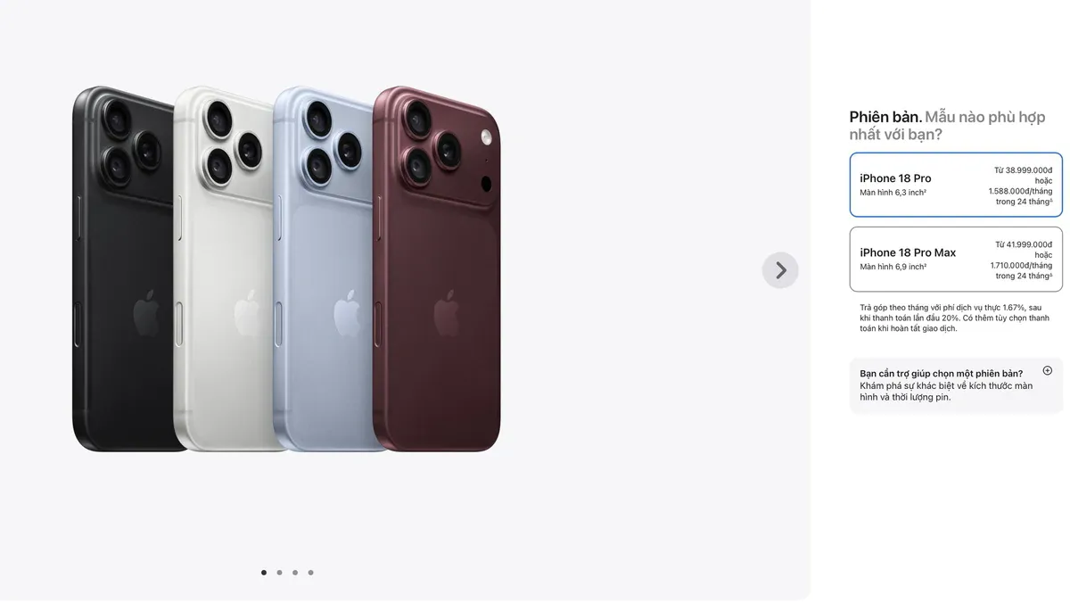 iPhone 18 Pro chính thức mở bán: Mã X/A và cách tránh hàng giả
