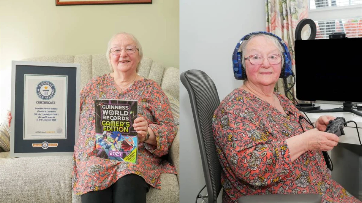 Nenek 78 Tahun Pecah Rekod Guinness Sebagai Penstrim Fortnite Tertua