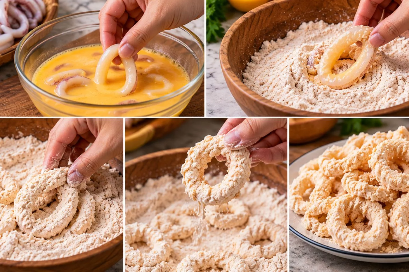 Sotong dan Peria Goreng Rangup Tanpa Tepung Tercabut