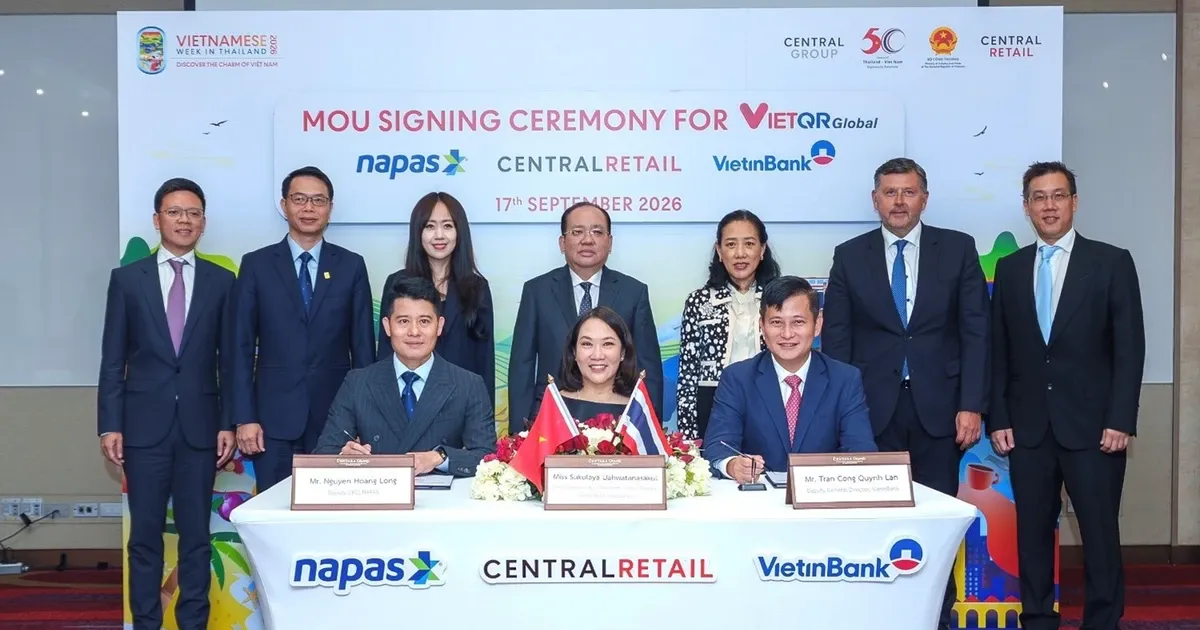 VietinBank và Central Retail mở kết nối thanh toán QR xuyên biên giới