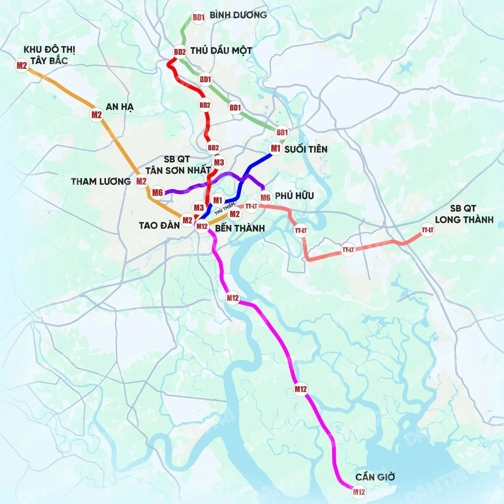 TP.HCM quy hoạch 28 khu TOD dọc đường sắt và metro