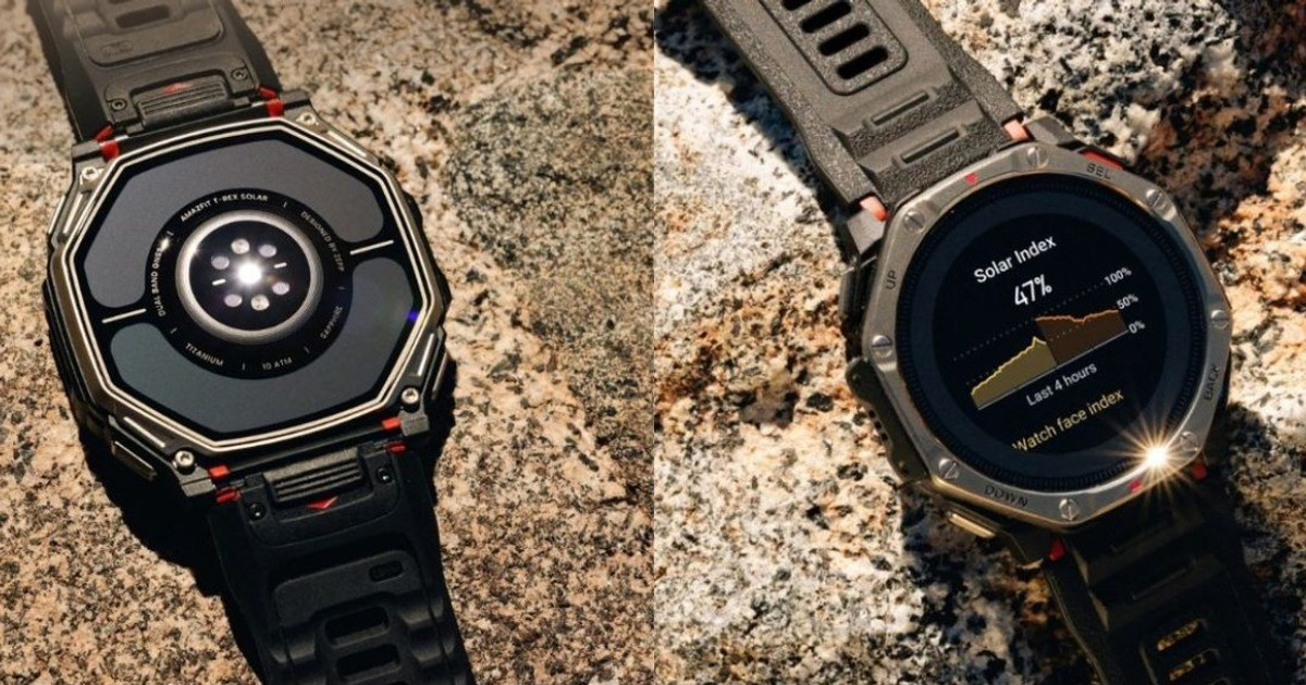Amazfit T-Rex Dual Solar: smartwatch pin 180 ngày có đổi cuộc chơi?