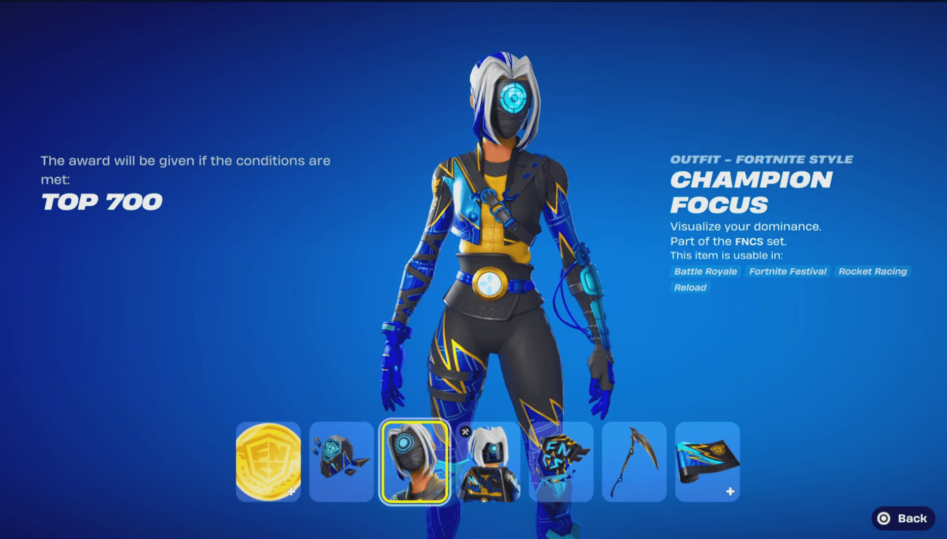 Hướng dẫn nhận Champion Focus FNCS và skin Icon Cup miễn phí