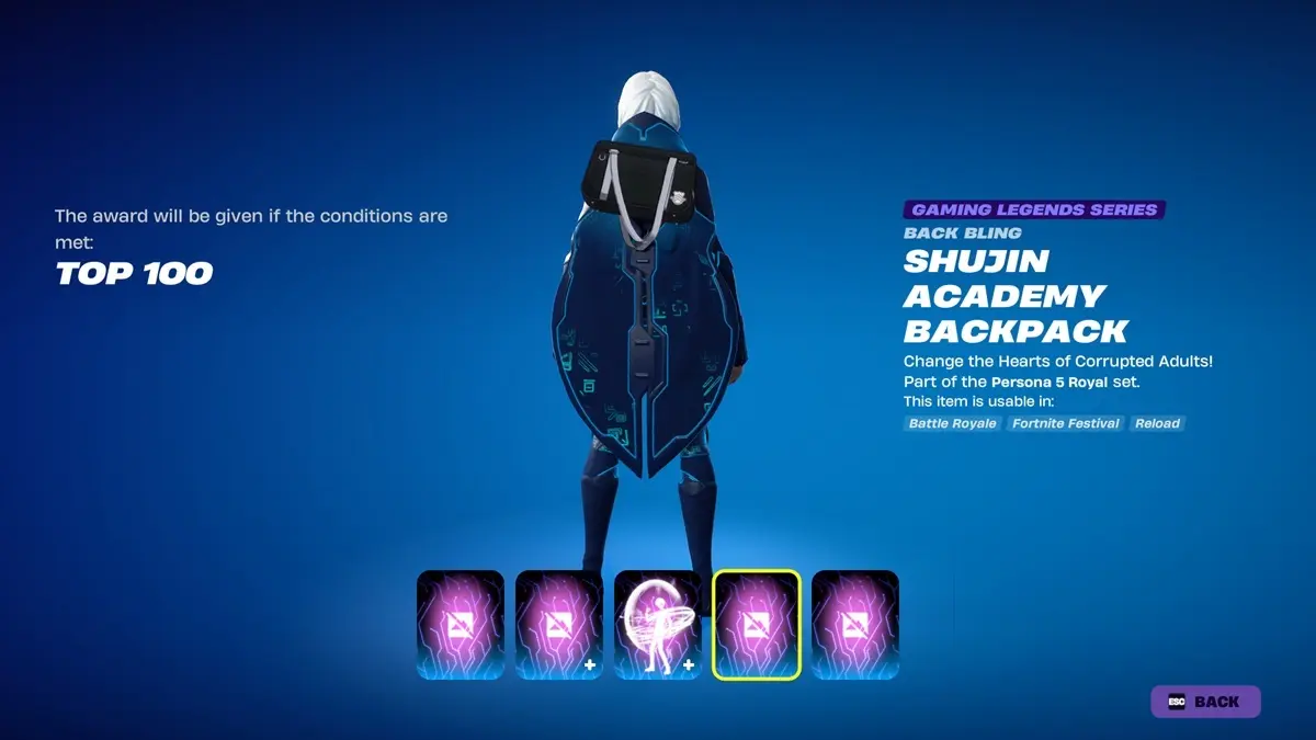 Hướng dẫn nhận trang phục Persona 5 Joker miễn phí trong Fortnite