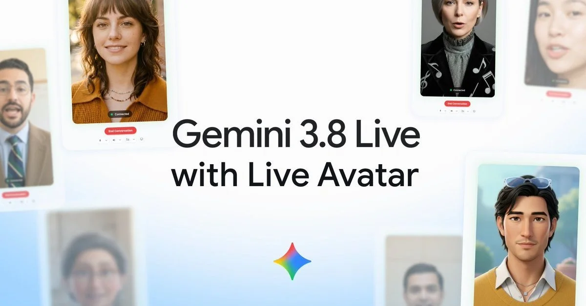 Google Gemini 3.8 Live with Live Avatar: trợ lý có khuôn mặt cho doanh nghiệp AI tương tác
