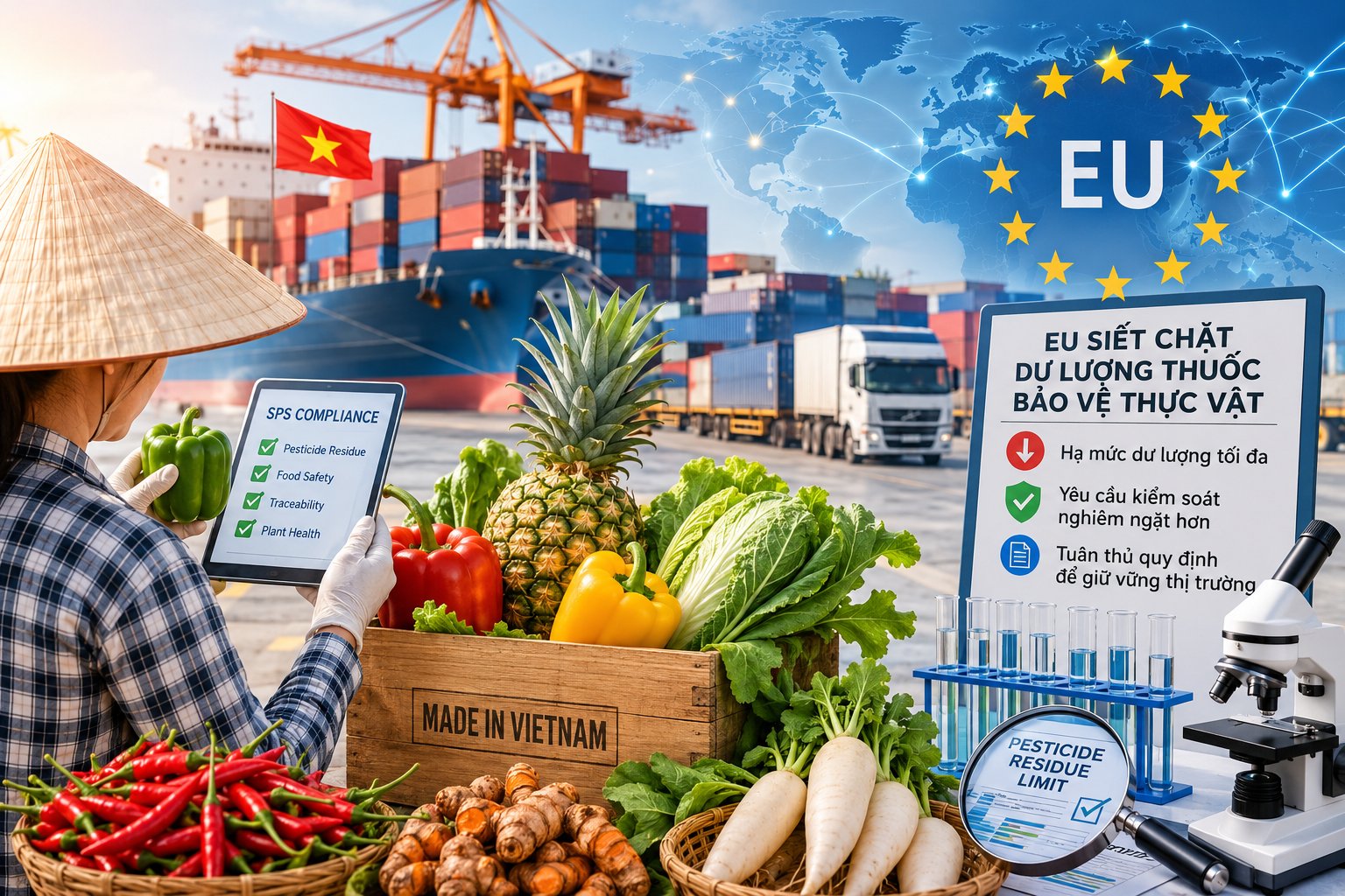 Nông sản Việt chinh phục thị trường EU nhờ dữ liệu và truy xuất