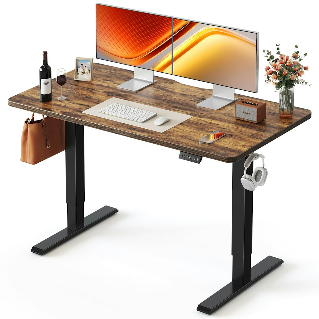 Deal bàn làm việc: đứng, L-shape và bàn compact cho setup sáng tạo