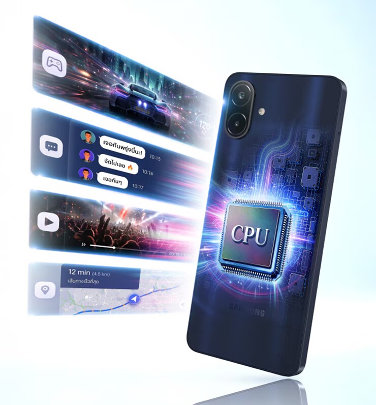 Galaxy A08: pin 6000mAh, camera 50MP và AI trong phân khúc giá rẻ