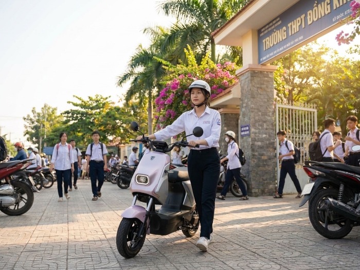 VinFast Amio S2 còn 10 triệu đồng: xe điện học sinh đáng mua nhất