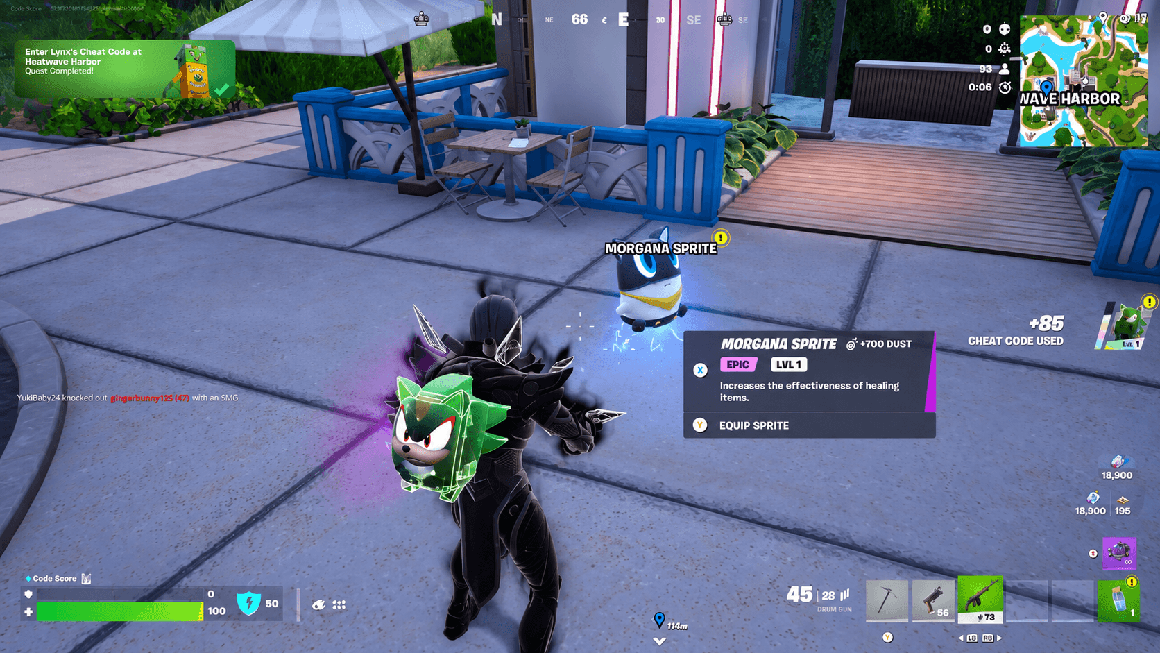 Hướng dẫn thu thập tất cả Sprites miễn phí trong Fortnite Chapter 7 Season 4