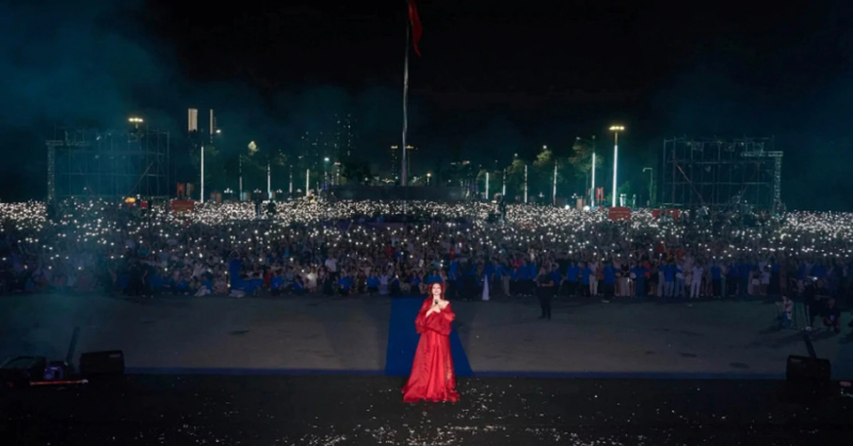 Hòa Minzy mang âm nhạc về quê: khi concert hóa thành ngày hội làng