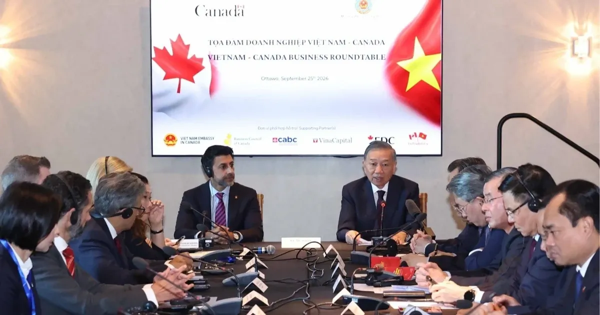 Tọa đàm doanh nghiệp cấp cao Việt Nam-Canada: bước ngoặt cho hợp tác chiến lược