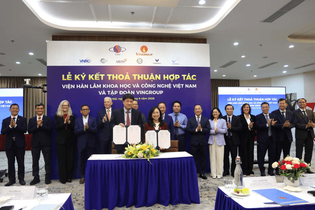 Vingroup và Viện Hàn lâm bắt tay phát triển AI và công nghệ mũi nhọn