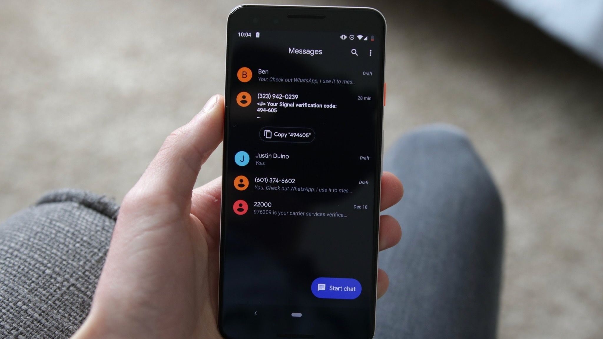 Google Messages cập nhật cử chỉ mới: nhỏ nhưng “đã tay”