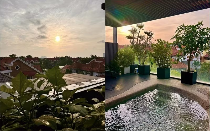 Mẹ đơn thân biến nhà phố 100m² thành tổ ấm xanh mát