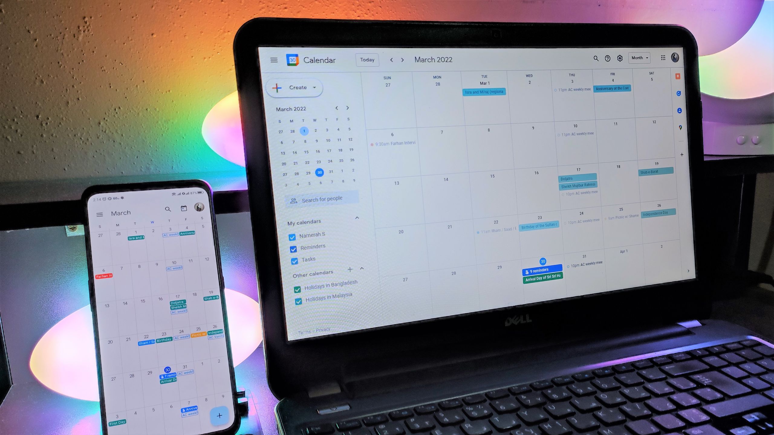 Google Calendar hiển thị 3 múi giờ: vũ khí mới cho lập lịch toàn cầu