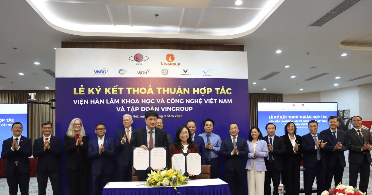 Vingroup và Viện Hàn lâm bắt tay phát triển AI và công nghệ mũi nhọn