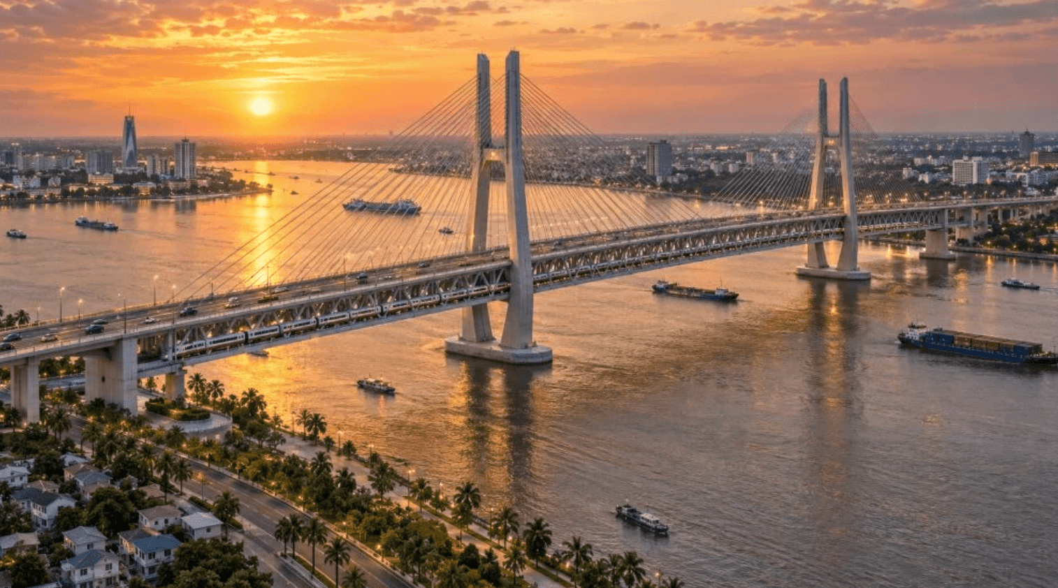Cầu Cần Thơ 2 hai tầng: bước ngoặt hạ tầng đường bộ – đường sắt vùng sông nước
