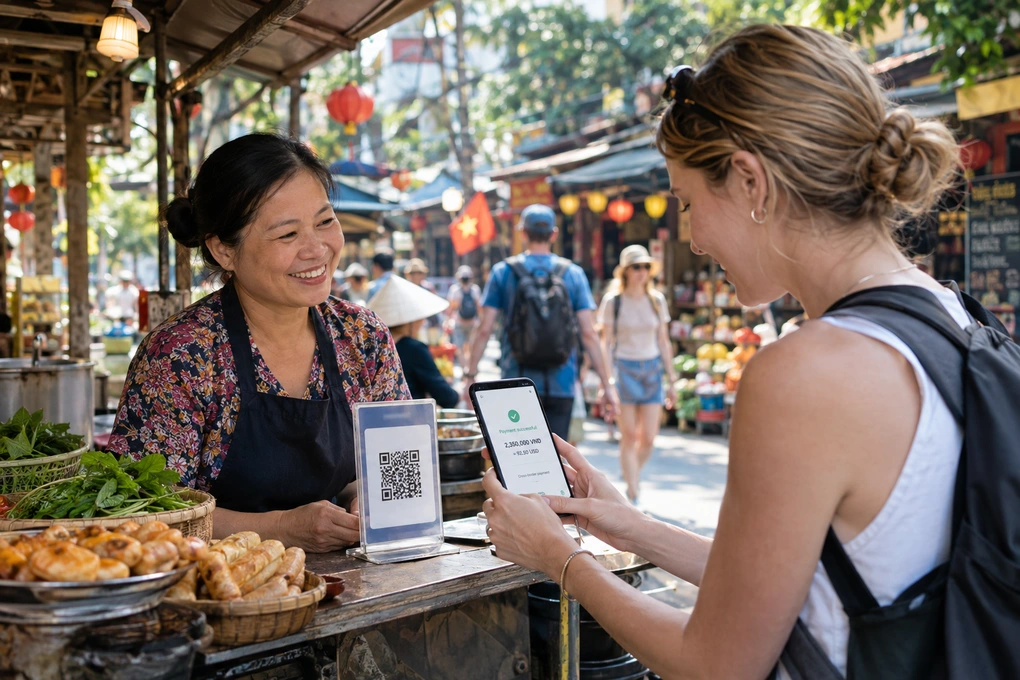 Du khách Đông Nam Á quét QR tăng 8 lần: Bước ngoặt cho du lịch và bán lẻ Việt Nam