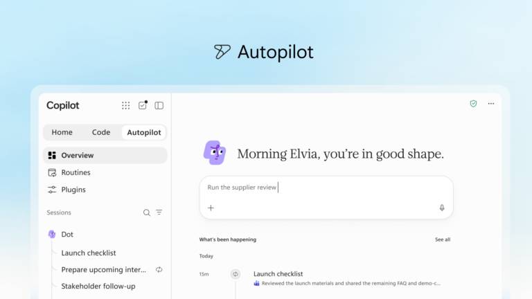 Copilot Thế Hệ Mới Với Home, Code Và Autopilot