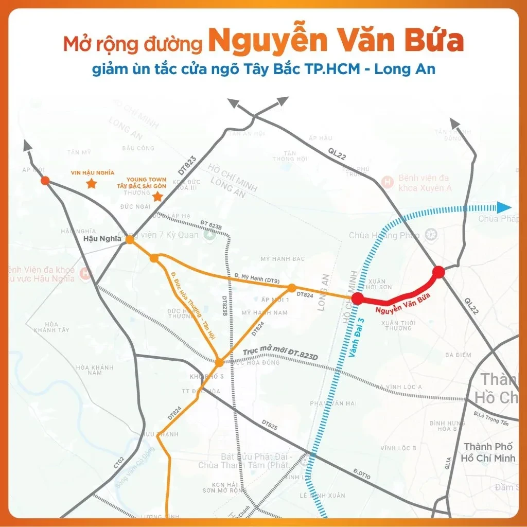 Mở rộng cửa ngõ phía Tây TP.HCM: 6.400 tỷ cho một trục công nghiệp – đô thị mới