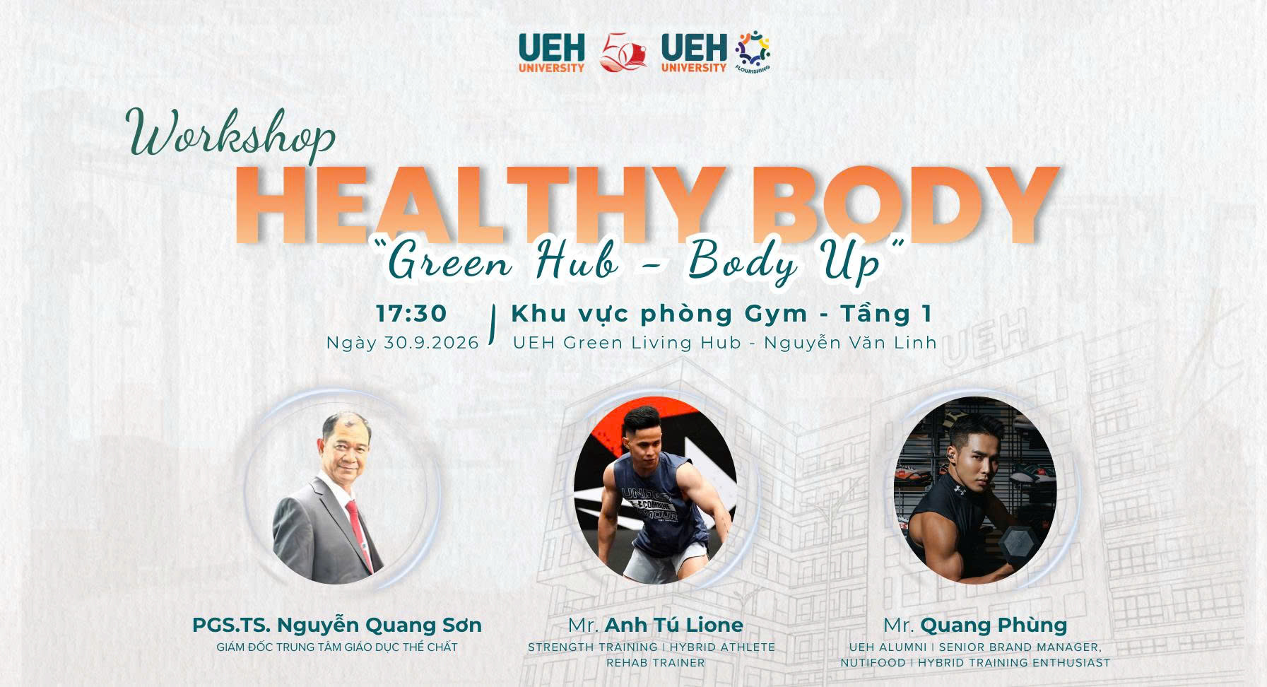 Thử thách Healthy Body tại UEH: Từ vận động hàng ngày đến cộng đồng wellness