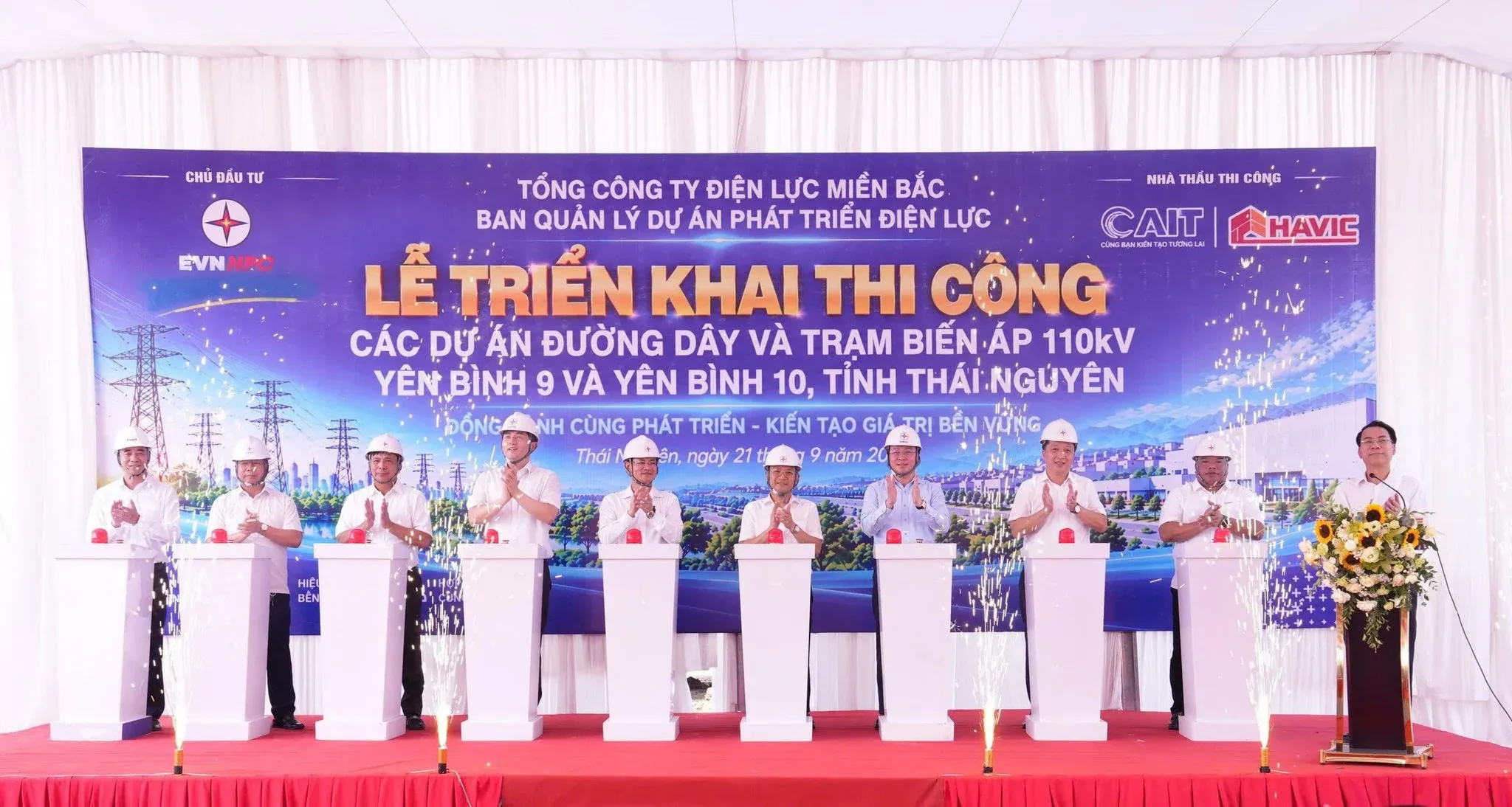 Hai dự án đường dây 110kV tại Thái Nguyên: bước nhảy cho hạ tầng công nghiệp