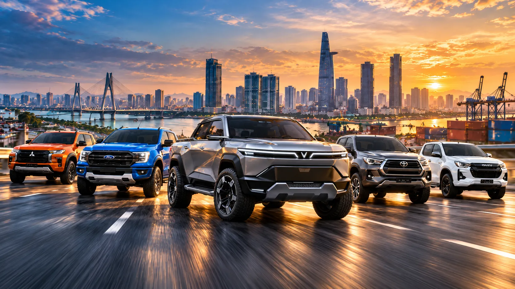 VF Wild REEV bán tải: cú xoay trục trước Ranger và Hilux